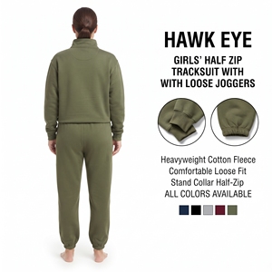 Ensemble jogging tendance deux pièces pour femme : sweat à capuche court et pantalon taille haute décontracté - Product Image 3