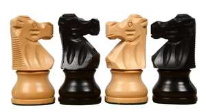 ชุดหมากรุกฝรั่งเศสคลาสสิก Lardy พร้อมตัวหมากรุกไม้ Boxwood เคลือบเงาแบบวินเทจ ขนาด 3.75 นิ้ว ราคาย่อมเยา - Product Image 4