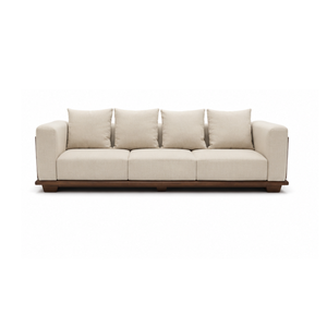 Sofá Individual Moderno y Duradero de Madera Maciza Tapizado en Tela de Lujo para Sala de Estar, Apartamento, Hotel, Villa - Product Image 2