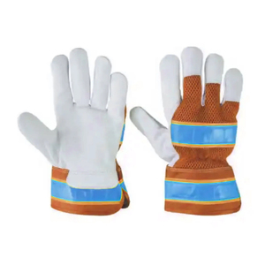 Guantes de Seguridad de Cuero Vacuno de Alta Calidad con Función Anticorte, Gran Venta a un Precio Económico - Product Image 1