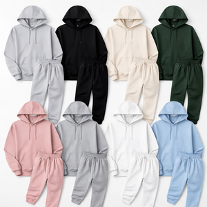 Wholesale <b>Matching</b> <b>Joggers</b> and Hoodie <b>Set</b> for Men Women - OEM Tracksuit <b>Sets</b> Direct from Factory Manufacturer - Product Image 5