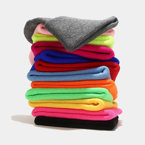 Bonnet en polyester recyclé durable, tricot côtelé écologique, mélange de coton biologique, doux et thermique pour l'hiver - Product Image 3