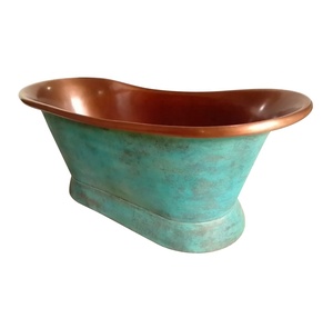 Colorful Copper Bathtub Handicrafts High Quality Handmade Copper Clawfoot Bathtub for Sale by Manufacturer Bulk Wholesaler - Product Image 1