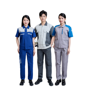 Ropa de electricista de fábrica VN FACTORY con logotipo, conjunto de uniforme personalizado para hombre, pantalones cargo con bolsillos laterales, uniforme FMF, OEM/ODM - Product Image 1