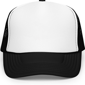 Unisex Black White Mesh Trucker <b>Cap</b> 6-Panel Adjustable Casual <b>Hat</b> Solid Color Baseball <b>Cap</b> for Adults Four Seasons Wear - Product Image 6