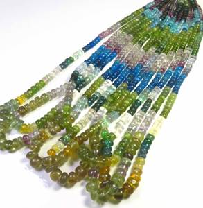 Cuentas de Apatita Multicolor de Gems Valley, Cuentas Redondas Lisas de 16 Pulgadas, Cuentas Naturales MG para Joyería DIY de 4.5-8mm, Cuentas Pulimentadas Hechas a Mano - Product Image 5