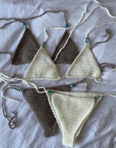 Ensemble de bikini au crochet - Bikini au crochet - Ensemble de bikini fait main - Vêtements de plage - Product Image 3