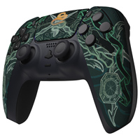 Para PS5 Controller Shell - Serpent Totem Soft Touch Placa frontal antideslizante, cubierta ergonómica DIY