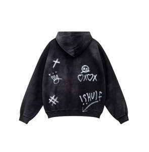 Sudaderas con capucha OEM personalizadas 100% algodón, tallas grandes para hombre, sudaderas con capucha extragrandes de alta calidad para hombre y mujer - Product Image 3