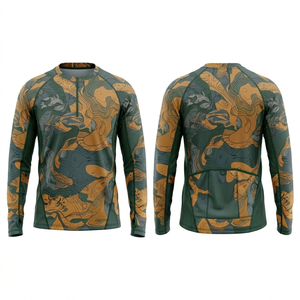 Maillot de pêche personnalisé à sublimation, manches longues, respirant, confortable, protection UV, tissu à séchage rapide - Product Image 3