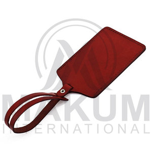 Custom Luxury Leather Durable Luggage <b>Tags</b> Genuine Leather Luxury Luggage Bag <b>Tag</b> for <b>Suitcases</b> - Product Image 4