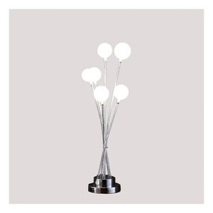 Contemporary Brass Table Lamp Metallic Finish Removable Design Eco-friendly Durable Trendy Home Accent <b>Light</b> Diwali Transitional - Product Image 4