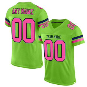 Camiseta Deportiva Personalizada de Fútbol Americano, 100% Poliéster, Secado Rápido, Uniforme de Equipo, Manga Corta, Cuello en V, Unisex, Alta Calidad, 3D - Product Image 4