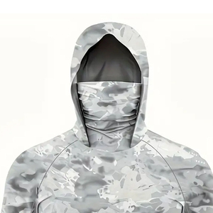 Oem Customized Fishing <b>Tshirt</b> High-quality Upf50+ Quick-drying Uv Fishing Hoodie <b>Long</b>-<b>sleeved</b> Performance Fishing Shirts For <b>Men</b> - Product Image 2