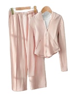 Conjunto Casual de Dos Piezas para Niña, Camiseta con Estampado 3D de Estrella de Cinco Puntas, Pantalones Anchos de Pierna, Ajuste Delgado, Manga Larga, 100% Algodón