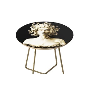 Mesa de Centro de Metal de Alta Calidad, Moderna y de Tendencia, con Acabado Esmaltado de Primera Calidad, para Hogar u Hotel, de Lujo, con Tamaño, Forma y Color Personalizables - Product Image 1
