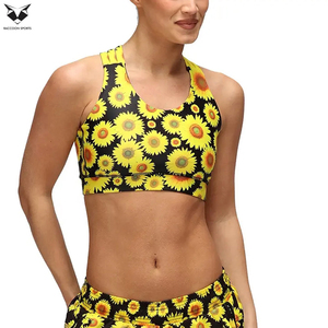 Soutien-gorge de sport respirant et uni pour femme, grande taille, personnalisé, sexy, pour yoga et fitness, par sublimation – Nouvelle collection en promotion - Product Image 2