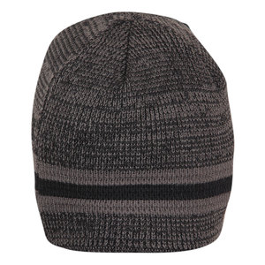 Gorro de Punto Bicolor de Moda 2026 con Parche de Cuero Negro Personalizado, Gorro de Invierno de Diseñador con Contraste de Color, Gorros para Uso Diario al Aire Libre - Product Image 3