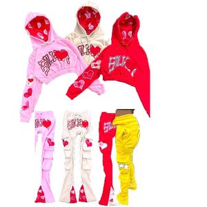 Ensemble pantalon de survêtement et sweat à capuche avec logo personnalisé Econex Sports 2025 - Product Image 1