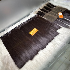 ในสต็อกกระดูกตรงเนื้อมนุษย์ Remy ต่อผมผู้ขายผมหนังกําพร้าชิดราคาขายส่ง - Product Image 1