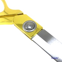 Ciseaux de couture Kwang Hsieh Premium Gold, en acier inoxydable, à lame lisse, pour la coupe de tissu, bricolage