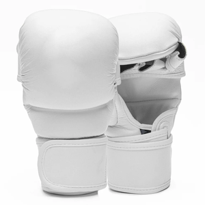 Guantes de Boxeo y Kickboxing de Piel Sintética PU, Ajustables con Correa para la Muñeca, Transpirables, Ligeros, con Logotipo Personalizado, para Artes Marciales - Product Image 1