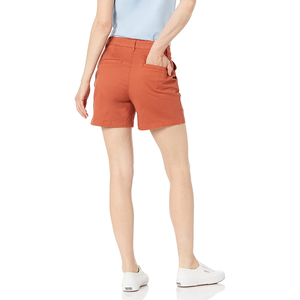 Shorts de mezclilla de cintura alta para mujer 2026, a la moda, con costuras frontales, elásticos, de ajuste regular, transpirables, de secado rápido, con dobladillo deshilachado, informales. - Product Image 2