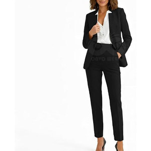 Ladies Elegant Office Pant Suit Modern <b>Blazer</b> Trouser Matching <b>Set</b> Professional Business Clothing - Product Image 5