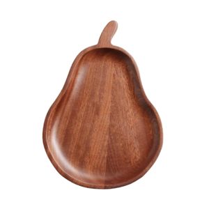 Plateau de service en bois en forme de pomme avec poignée, fait main, en forme de fruit, pour servir des collations, des desserts, des dîners - Product Image 3