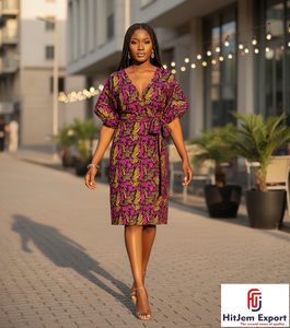 Tissu Wax Africain Premium 100% Coton Ankara en Gros Ghana Nigéria Côte d'Ivoire Textile Wax pour la Production de Vêtements - Product Image 3