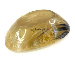 Bol décoratif artisanal en corne d'ange de qualité supérieure, accentuation par Tradebyd - Product Image 6