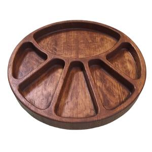 VENTA VINTAGE Bandeja de madera para servir Mini-anidación Desayuno Mesa de centro Mayordomo Bandejas multiusos con asa Bandeja de desayuno rústica - Product Image 1