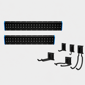 35" <b>Hook</b> <b>Rail</b> Garage Tool Storage <b>Rail</b> Wall Mount <b>Hook</b> Rack System Steel Pegboard Organizer for Workshop Storage GAPHKS010 - Product Image 1