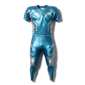 Sublimation Custom American Football Uniform Breathable Elastic Team Jersey Professional <b>Padded</b> Football Pants Supplier - Product Image 2