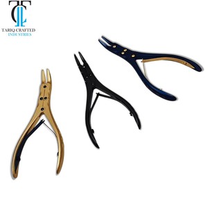 Rongeur à os chirurgical Ruskin, forceps orthopédique à double action pour la coupe des os, instrument réutilisable en acier inoxydable - Product Image 5