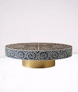 Mesa de centro con incrustaciones de hueso hecha a mano, muebles con incrustaciones de hueso para sala de estar a precio mayorista - Product Image 4