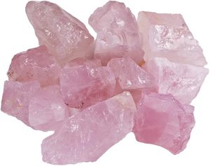 Pierre brute de quartz rose naturelle et écologique |   Spécimen de cristal brut authentique pour la décoration intérieure - MOIN AGATE Inde Vente en gros - Product Image 2