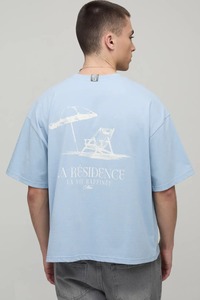 Camiseta oversize para hombre, corte holgado, hombros caídos, algodón grueso, estilo streetwear, fabricante mayorista - Product Image 4