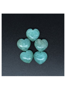 Cœur gonflé en Amazonite très vendu pour la décoration intérieure, gravé, vente en gros en ligne - Product Image 2