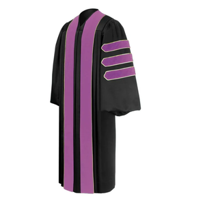 Toge de doctorat pour cérémonie universitaire, tenue de remise de diplôme pour reconnaissance académique - Product Image 6