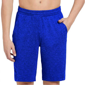 Pantalones Cortos Bermuda de Algodón Gris para Hombre, Cintura Media, Cordón Elástico, Pantalones Cortos Deportivos Casuales con Bolsillos, Tejido de Punto Transpirable - Product Image 4