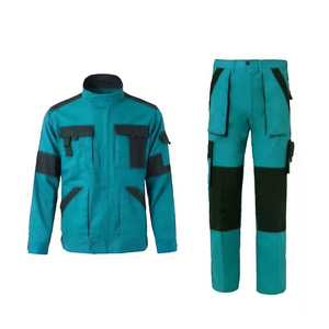 Uniformes de travail professionnels violets OEM/ODM – Vêtements de sécurité industriels robustes avec veste et pantalon assortis - Product Image 4