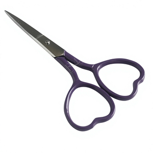 Super Septembre : Ciseaux de manucure professionnels en acier inoxydable, pointe mate personnalisable, 3 poudres colorées différentes, forme cœur, ultra-affûtés - Product Image 3