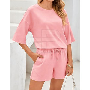 Conjunto de Shorts de Verano para Mujer 2026, Traje Corto Informal con Top Elegante, Shorts Elásticos y Cómodos para Usar en Verano - Product Image 3