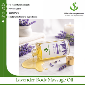 Huile de massage corporel à la lavande de qualité supérieure pour une relaxation en spa, une nutrition aromatique de la peau et des applications de bien-être professionnelles - Product Image 5