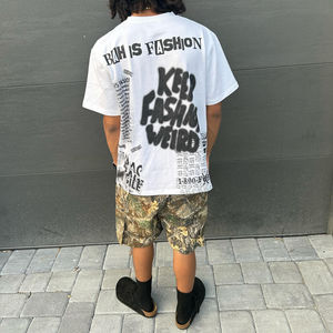 T-shirts Homme Streetwear Vintage à Impression Graphique, Fabrication en Gros par le Fabricant, Personnalisables, Coton Lourd 100% - Product Image 4