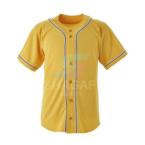 Camiseta de Béisbol Sublimada con Botones, Uniformes Deportivos para Hombre y Mujer, Jersey con Logotipo Personalizado - Product Image 5
