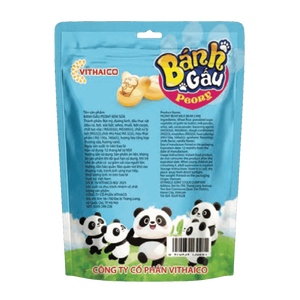 Biscuits fourrés au lait en forme d'ours, biscuits à la crème sucrée, collation pour enfants, vente en gros |   Emballage personnalisé en marque blanche ODM - Product Image 2