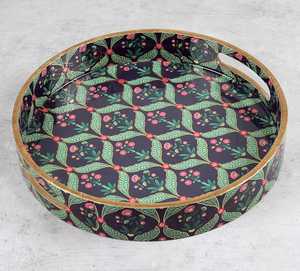 Juego de bandejas de almacenamiento rectangulares de MDF lacado, diseño moderno, apilables, aptas para lavavajillas, fáciles de limpiar, organizadores decorativos para mesa - Product Image 2