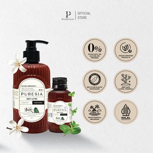 PURESIA โลชั่นบำรุงผิวกาย กลิ่นวานิลลาและมิ้นท์ 400 มล. บำรุงผิวแห้งอย่างล้ำลึก ผลิตภัณฑ์ดูแลผิวระดับมืออาชีพ ช่วยปลอบประโลมผิวด้วยอัลลันโทอิน มอยส์เจอไรเซอร์ - Product Image 2